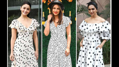 [Bollywood Hot Babes]: Alia Bhatt Vs Priyanka Chopra Vs Deepika Padukone: Who slayed the western polka-dotted stylist attire better? Vote Now