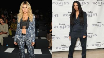 Boss Babe: Kylie Jenner To Kim Kardashian In Pantsuit Look