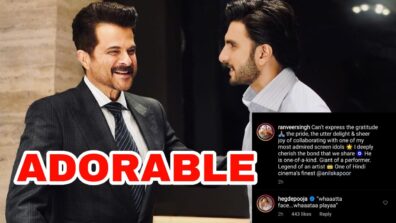 Can’t express the gratitude: Ranveer Singh shares heartfelt message for evergreen Anil Kapoor, Pooja Hegde reacts