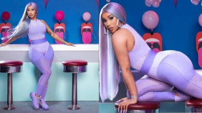 Cardi B In All Lavender Looks Rocking, See Here