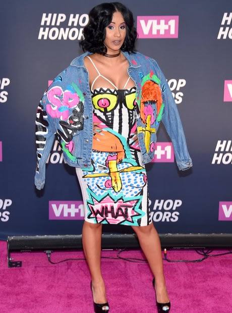 Cardi B’s Exotic Multicolored Outfits, See Picture - 2