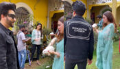 Caught On Camera: Dheeraj Dhoopar & Shraddha Arya are big animal lovers in real life, see video
