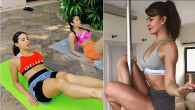 Caught on Camera: Sara Ali Khan, Janhvi Kapoor & Jacqueline Fernandez looks super hot in a sports bra, check out now