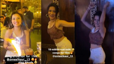 Insta Queen Avneet Kaur earns big millions, parties hard to celebrate