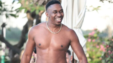 “Champion will always be a Champion!!” IPL CSK cricketer DJ Bravo flaunts his hot shirtless body in swimming trunks