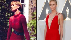 Charlize Theron Looks Like A Dream In Red Outfits, Pictures Here
