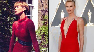 Charlize Theron Looks Like A Dream In Red Outfits, Pictures Here