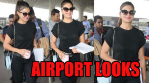 Chic Casual Airport Looks Of Jacqueline Fernandez You Would Like To Steal, Pictures Here