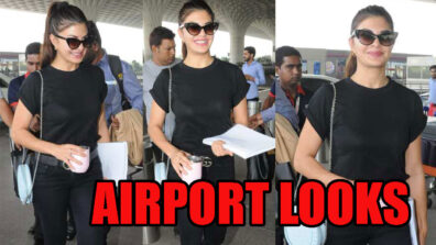 Chic Casual Airport Looks Of Jacqueline Fernandez You Would Like To Steal, Pictures Here