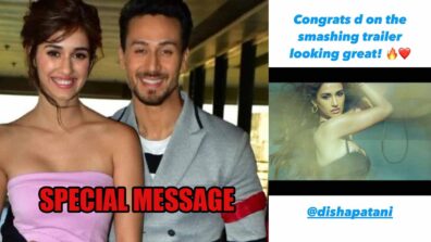 Congrats D on the smashing trailer: Tiger Shroff’s special message for Disha Patani