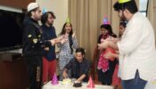 Contestant Pawandeep Rajan celebrates his birthday with his Indian Idol Family