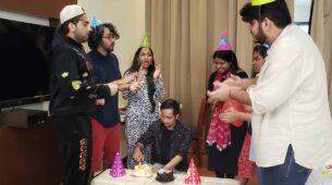 Contestant Pawandeep Rajan celebrates his birthday with his Indian Idol Family