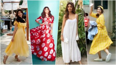 Cues From Shilpa Shetty To Brighten Up Your Wardrobe With Easy Breezy Dresses