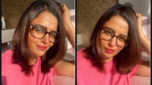 Cute Selfie Looks Of Neha Pendse In Blush Pink Have Won Many Hearts