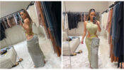 Dayumn Curves: Kim Kardashian drops a stunner in semi-stitched pattern-cut bodycon dress, fans drool over her wardrobe collection