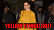 Deepika Padukone Winning Hearts In Yellow Ethnic Suit By Sabyasachi