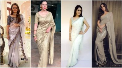 Devoleena Bhattacharjee, Sambhavna Seth To Dipika Kakar: Television Divas Who Looked Amazing In Sequin Saree Looks
