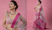 Dhak Dhak Girl: Madhuri Dixit looks resplendent in gorgeous Indo-Western lehenga, fans can’t stop drooling
