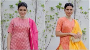 Did You See Samantha Akkineni’s Reel Of Transformation From Pink To Yellow Orange? Go Check Here