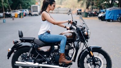 Did You See Sporty And Classy Look Of Malavika Mohanan On Bike? Check Out Here