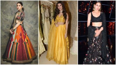 From Tara Sutaria To Sara Ali Khan: B-Town Divas Who Looked Dreamy In Lehenga Choli, Pictures Here