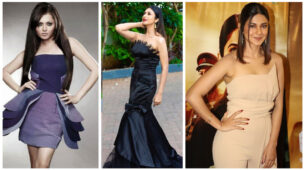 Divyanka Tripathi, Jennifer Winget, Drashti Dhami: These Strapless Shimmery Partywear Outfits Will Never Go Out of Style