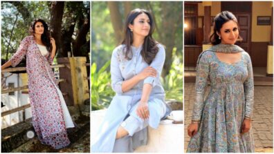 Divyanka Tripathi keeps it simple and pretty with kurta sets