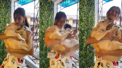 Don’t miss the end: Erica Fernandes caught on camera playing with her cute pet dog, video goes viral