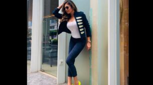 Drashti Dhami Looks Classy In Casual Outfit Teamed With Neon Footwear