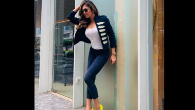 Drashti Dhami Looks Classy In Casual Outfit Teamed With Neon Footwear