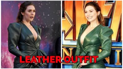 Elizabeth Olsen stuns netizens with her emerald green leather outfit