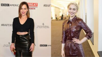 Emilia Clarke’s Best Leather Outfit Looks Are Here, Which One Is Your Favourite?