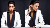 Erica Fernandes Looks Like A Royal Boss In This White Pantsuit With Pop Of Pink Lipstick