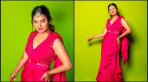 Ethereal Looks Of Beauty Prajakta Mali In Pink Ethnic Wear