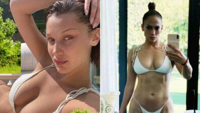 Fashion Faceoff: Jennifer Lopez And Bella Hadid; Who Wore White Bikini Better?