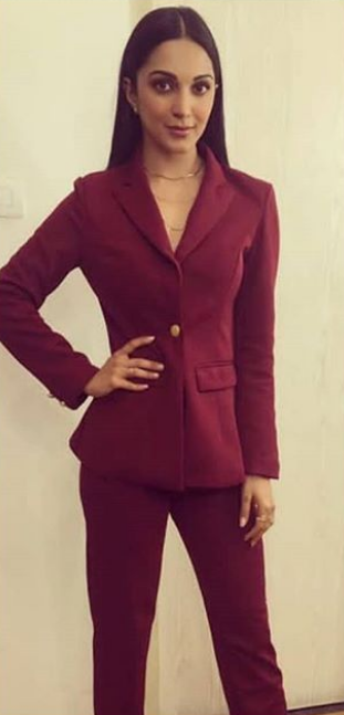 Fashion Faceoff!! Kiara Advani Vs Katrina Kaif: Which Diva Stole Your Heart By Their Maroon Pantsuit - 0