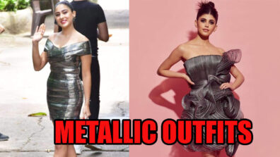 Fashion Faceoff: Sara Ali Khan Vs Sanjana Sanghi: Who Slew The Metallic Outfits Flawlessly?