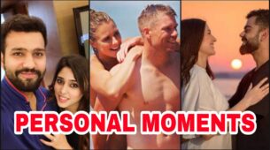 From David Warner To Virat Kohli & Rohit Sharma: Cricketers Caught Candid & Romantic With Their Wives