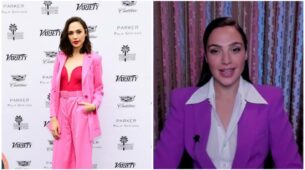 Gal Gadot Adds Pop To Her White Outfit With Hot Pink Jacket, See Here