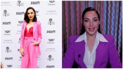 Gal Gadot Adds Pop To Her White Outfit With Hot Pink Jacket, See Here