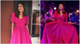 Gauahar Khan looks dazzling in all pink, pictures here