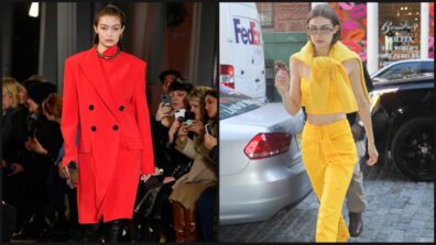 Gigi Hadid In Bright Red Vs Bright Yellow: Which Monochrome Look Is Fabulous?