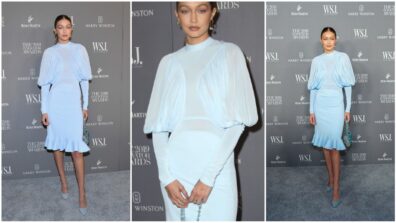 Gigi Hadid looks stunning in a blue dress: Yay or Nay