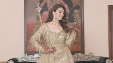 Hansika Motwani Looks Glamorous In Elegant Golden Gown.