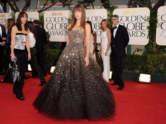 Have You Seen Olivia Wilde Shimmering In A Black Ball Gown? Pictures Here - 1