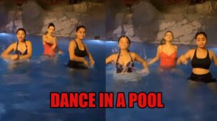 Helly Shah dances in a pool with friends, fans love it