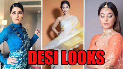 Here Some Glimpses Of Hina Khan In Desi Looks