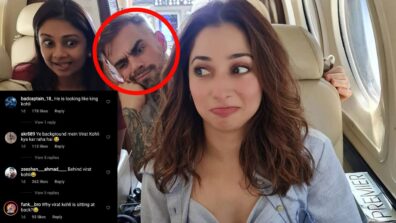 Hilarious Fun: Tamannaah Bhatia shares photo of her in-flight delicacies, fans ask why is Virat Kohli peeping from behind?