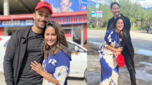 Hina Khan gets a special surprise from Shaheer Sheikh, find out what