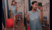 Hot Babe: Anushka Sen shares new workout photo in red shorts and grey tank top, fans go bananas